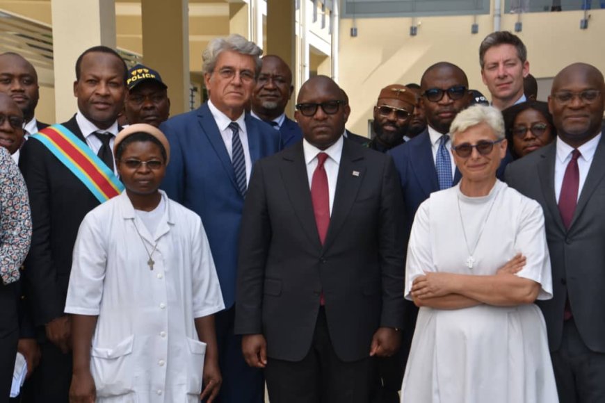 Santé : Sama Lukonde inaugure la nouvelle maternité du Centre hospitalier Kingasani des sœurs des pauvres de Bergame à Kinshasa 