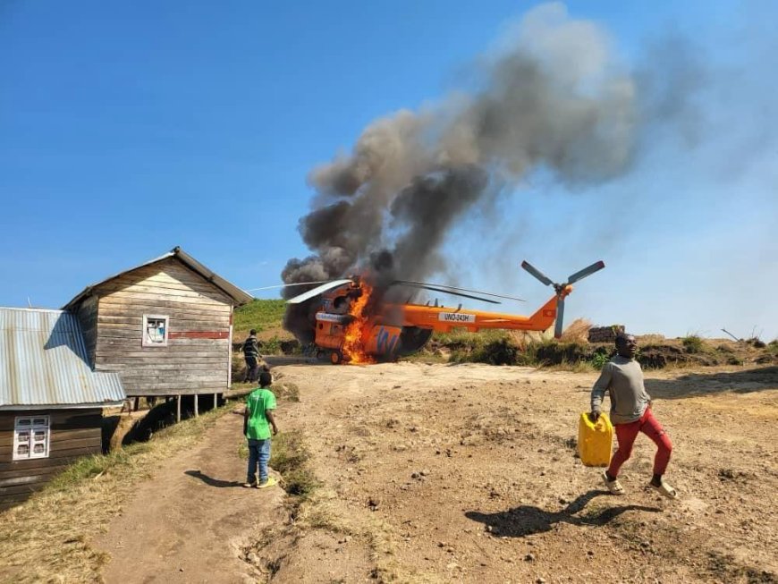 RDC : crash d'un hélicoptère du PAM près de Kalehe (Sud-Kivu)